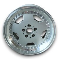 Aero 3 Style Felgen Glanz Silber für Mercedes W126...