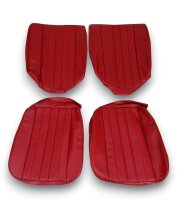 SitzBezüge für Mercedes Benz Ponton W180 W105 W128 getrennte Vordersitze rot