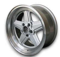 Penta Style Felge Glanz Silber für Mercedes W126 9x17 ET 12