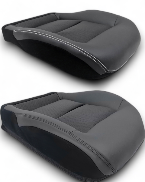 Sitzbezug Sitzfläche Vordersitz für Mercedes Benz W212 , schwarz