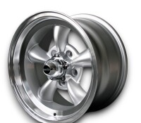 Torque Thrust style Leichtmetallfelge Silber für Plymouth Gran Fury 7x15 ET -5