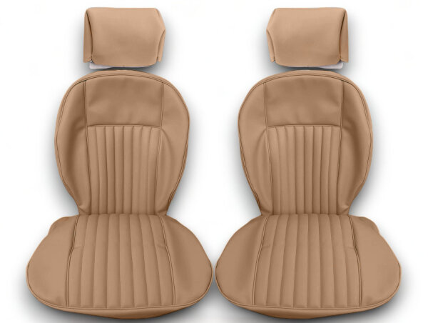 Sitzbezüge Bezüge für Fiat 124 Spider Baujahr 1966-1978 dattel