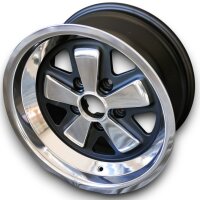 5 Speichen Style Felgen schwarz Flat Six für Porsche...