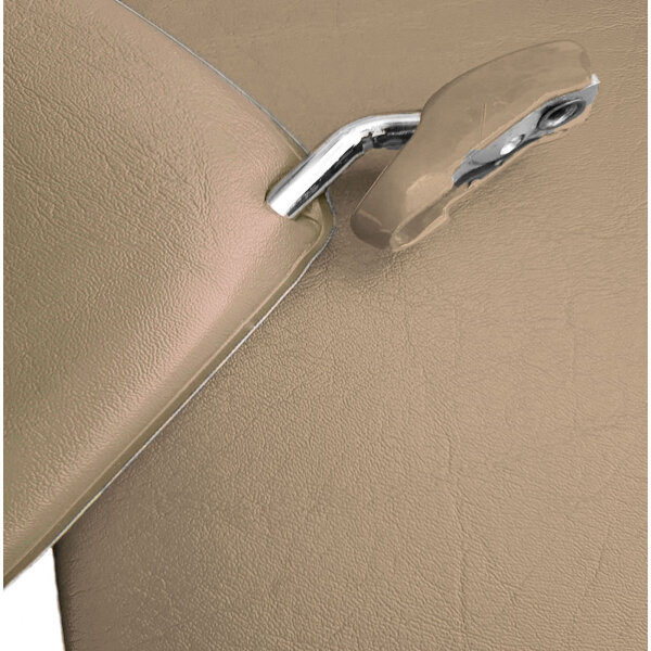 Sonnenblenden Sunvisor Paar mit Stangen + Clips für Mercedes SL 107 beige Rechtslenker