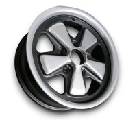 5 Speichen Style eloxierter Look flat six Felgen für Porsche 911 69 - 71 6x15 ET 36