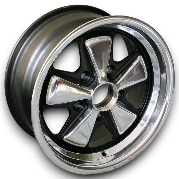 5 Speichen Style Design 72 Felgen schwarz für Porsche 911 74 - 77 7x15 ET 23,3