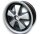 5 Speichen Style eloxierter Look deep six Felgen für Porsche 911 74 - 77 6x15 ET 36