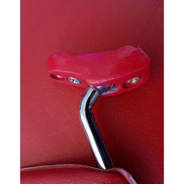 Sonnenblenden Sunvisor Paar mit Stangen + Clips für Mercedes SL 107 rot Rechtslenker