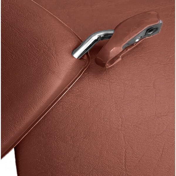 Sonnenblenden Sunvisor Paar mit Stangen + Clips für Mercedes SL 107 dunkelrot Rechtslenker