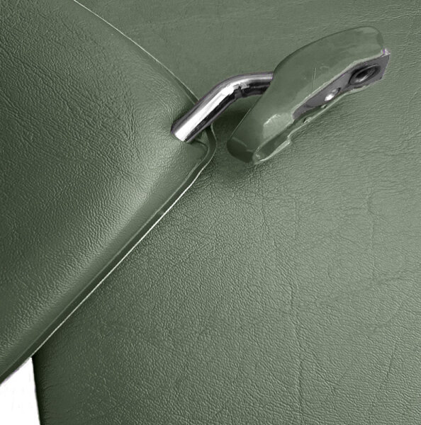 Sonnenblenden Sunvisor Paar mit Stangen + Clips für Mercedes SL 107 dunkelgrün Rechtslenker