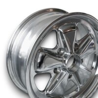 5 Speichen Style flat six Felgen poliert für Porsche...