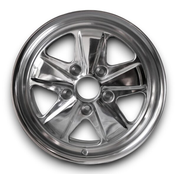5 Speichen Style Leichtmetallfelgen poliert für Porsche 996 7,5x17 ET 52