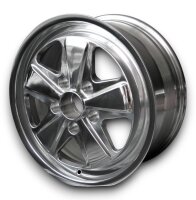 5 Speichen Style Leichtmetallfelgen poliert für Porsche 996 7,5x17 ET 52