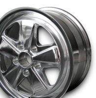 5 Speichen Style Leichtmetallfelgen poliert für Porsche 996 7,5x17 ET 52