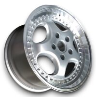 Multi Piece Style Leichtmetallfelgen silber für Porsche 993 10x18 ET 61