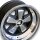 5 Speichen Style Leichtmetallfelgen schwarz für Porsche 944 81-86 8x15 ET 10,6