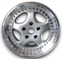 Multi Piece Style Felge silber für Porsche 944 81-86...