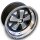 5 Speichen Style Leichtmetallfelgen schwarz für Porsche 911 Carrera 9x15 ET 15