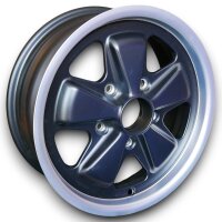 5 Speichen Style Felgen schwarz Flat Six für Porsche...