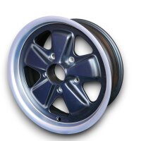5 Speichen Style Felgen schwarz Flat Six für Porsche 911 Carrera 6x15 ET 36