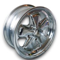 5 Speichen Style Felgen Flat Six poliert für Porsche...