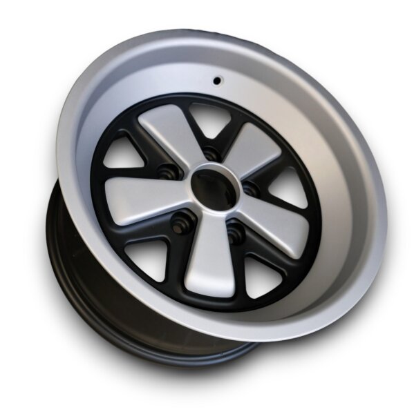 5 Speichen Style Felgen Flat Six eloxierter Look für Porsche 911 Carrera 8x15 ET 36