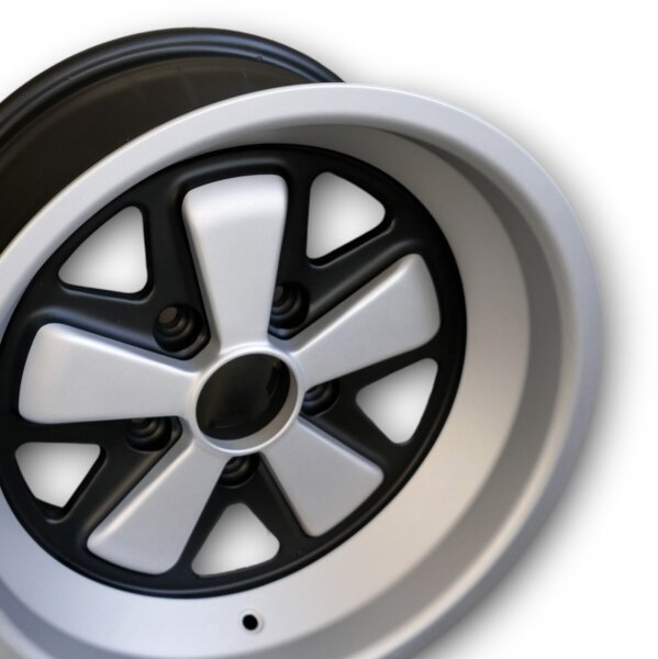 5 Speichen Style Felgen Flat Six eloxierter Look für Porsche 911 Carrera 8x15 ET 36