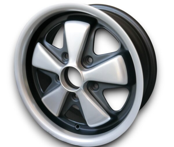 5 Speichen Style Felgen Deep Six eloxierter Look für Porsche 911 Carrera 8x15 ET 36