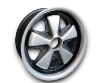 5 Speichen Style Felgen Deep Six eloxierter Look für Porsche 911 SC 8x15 ET 36