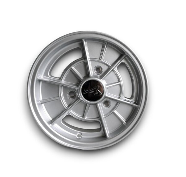 A110 Style Leichtmetallfelgen silber für Renault R17 5x13 ET 24