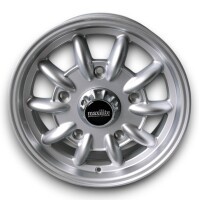 Minilite Style Leichtmetallfelgen silber für Renault R6 5