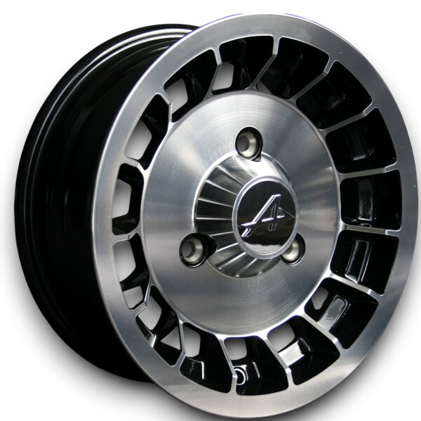 Alpine  Style Leichtmetallfelgen schwarz für Renault R5 5,5x13 ET 25