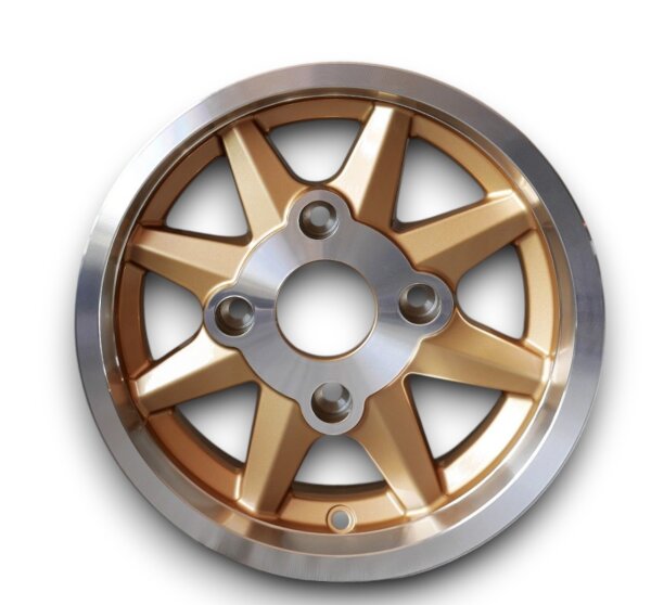 MTX Style Leichtmetallfelgen gold für Skoda 100 5,5x13 ET 23