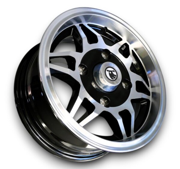 Jupiter Style Leichtmetallfelge schwarz für Skoda 110 5,5x13 ET 23