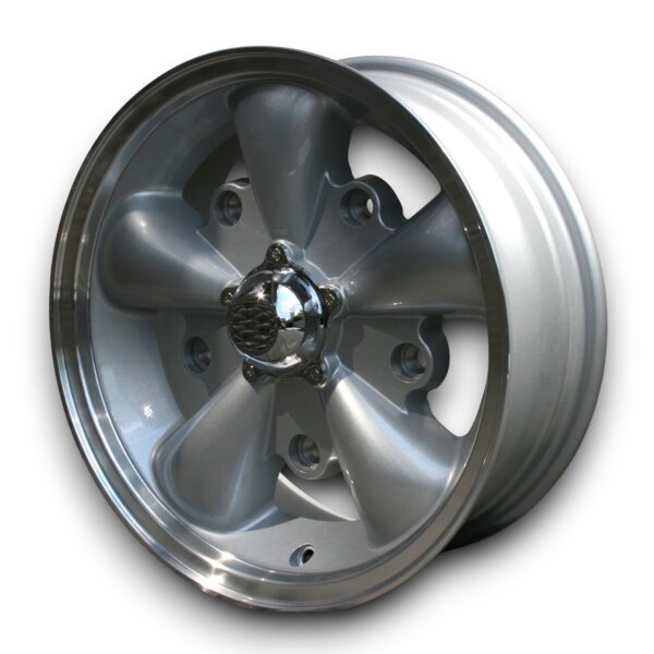 EMPI Style Leichtmetallfelgen silber für VW Käfer bis 1967 5,5x15 ET 10