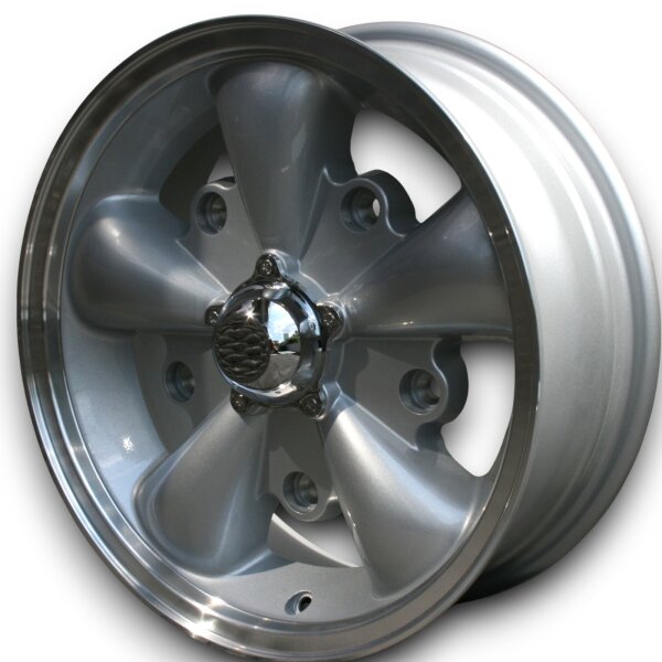 EMPI Style Leichtmetallfelge silber für VW T1 5,5x15 ET 10
