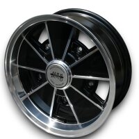 BRM Style Leichtmetallfelge schwarz für VW...