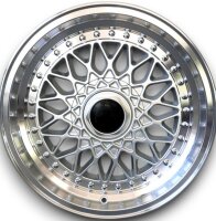 Super RS Style Leichtmetallfelgen silber für VW Golf  II 8x16 ET 20