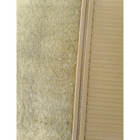 Teppichsatz Gummi Absatz für Mercedes SL R107 Rechtslenker RHD beige (Velours)