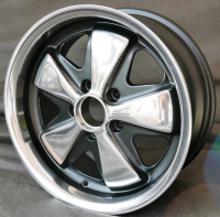 5 Speichen schwarz Leichtmetallfelgen für VW T3 2WD...