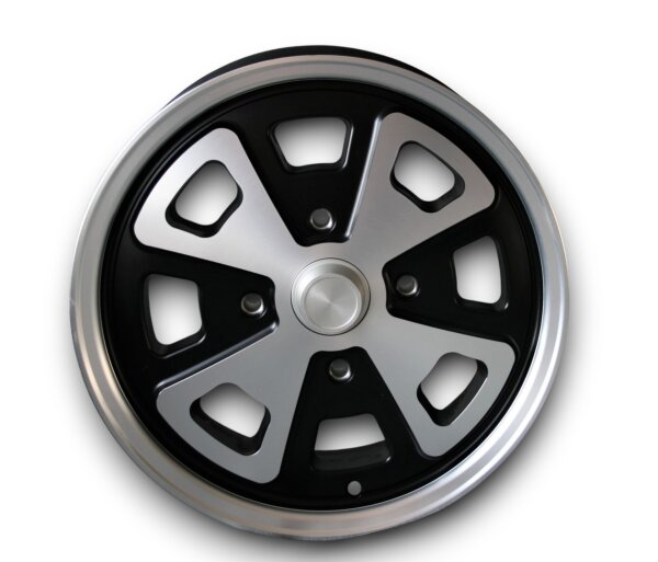 4 Speichen Style schwarz Leichtmetallfelgen für VW 411 5,5x15 ET 35