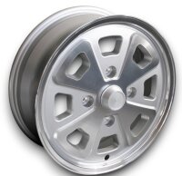 4 Speichen Style silber Leichtmetallfelgen für VW 411 5,5x15 ET 35
