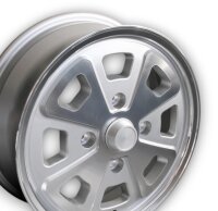 4 Speichen Style silber Leichtmetallfelgen für VW 411 5,5x15 ET 35