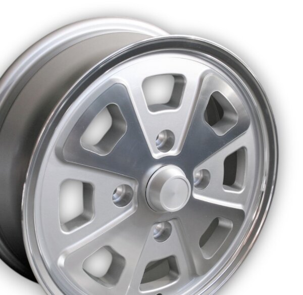 4 Speichen Style silber Leichtmetallfelgen für VW 412 5,5x15 ET 35