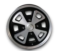 4 Speichen Style schwarz Leichtmetallfelgen für VW Käfer ab 1968 5,5x15 ET 35