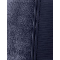 Teppichsatz Gummi Absatz für Mercedes SL R107 Rechtslenker RHD blau (Velours)