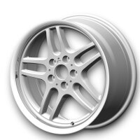 BM34 Style silber Leichtmetallfelgen für BMW 6er E24 9,5x18 ET 20
