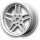 BM34 Style silber Leichtmetallfelgen für BMW 6er E24 9,5x18 ET 20