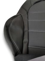 Sitzbezug Rückenlehne Vordersitz für Mercedes C- Klasse W205 2014 - 2018 schwarz