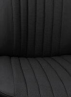 Set Sitzbezüge bis Bj. 84 + Rückbank klappbar + Teppichsatz für Mercedes SL 107 Schwarz